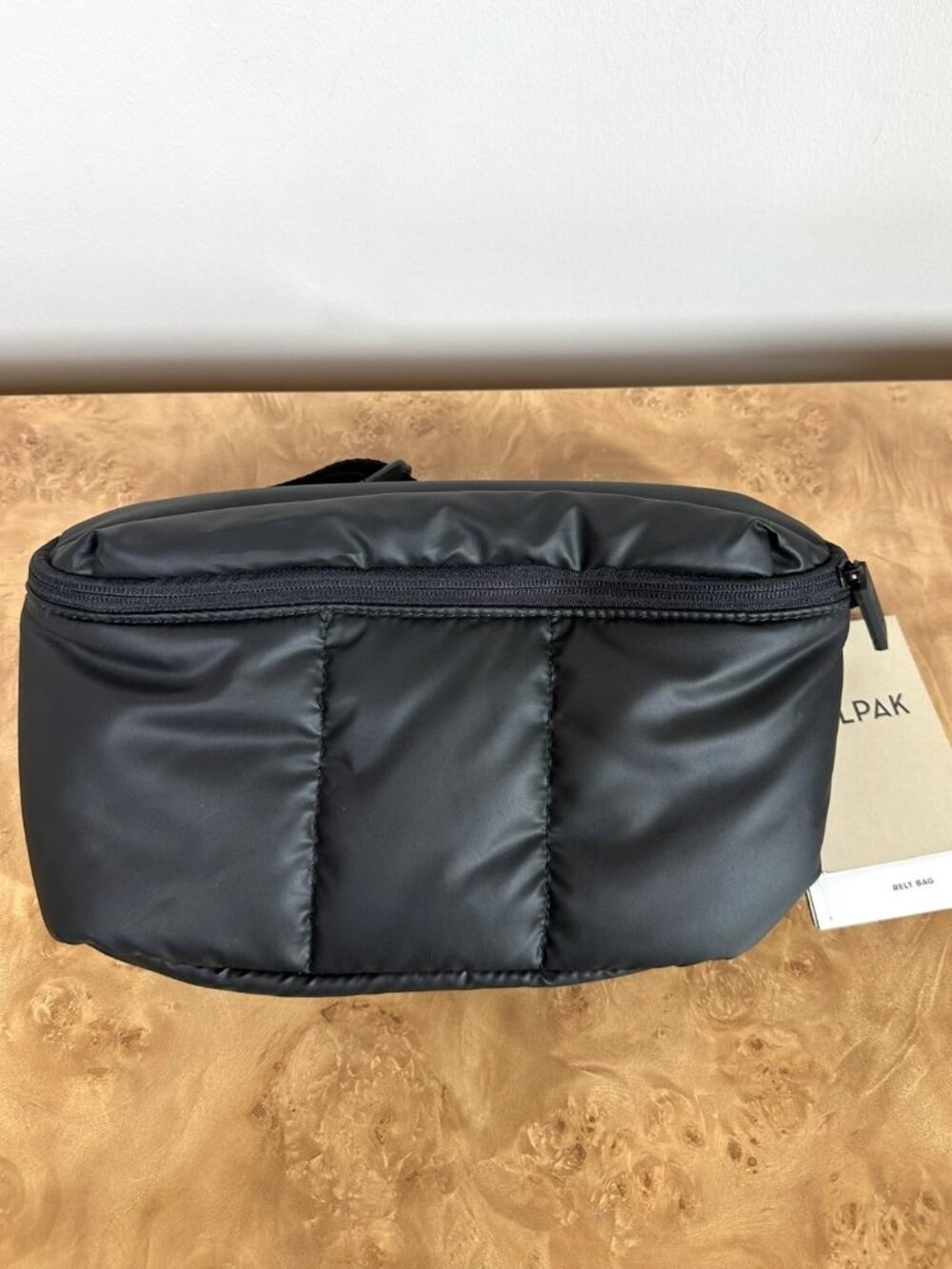 CALPAK Luka Belt Bag Matte Black Puffer Crossbody Fanny Pack 3.4L NWT